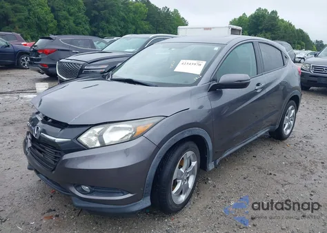 2016 Honda Hr-V Ex из США, поврежденный, VIN 3CZRU5H59GM748594